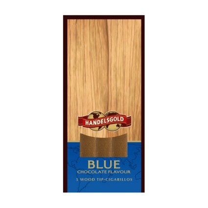 Сигариллы Handelsgold Wood Tip-Cigarillos - Chocolate Blue (5 штук) купить в Краснодаре