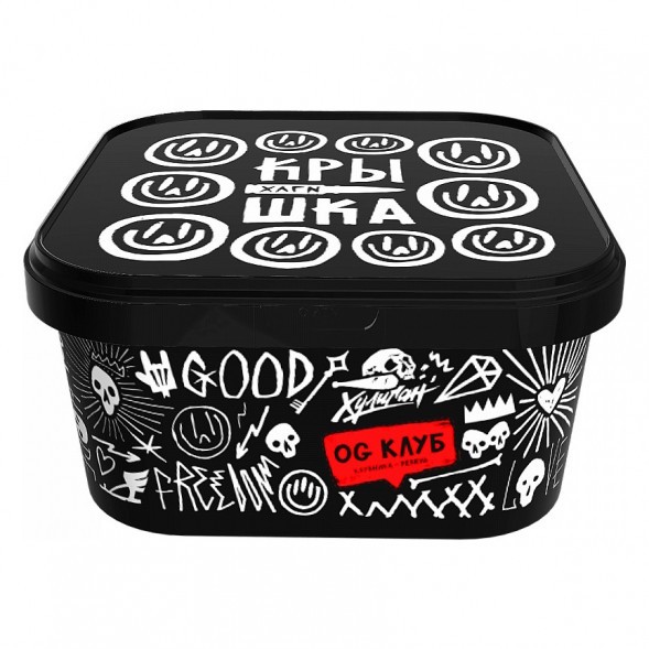 Табак Хулиган - OG Клуб (Клубника и Ревень, 200 грамм) купить в Краснодаре