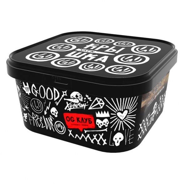 Табак Хулиган - OG Клуб (Клубника и Ревень, 200 грамм) купить в Краснодаре