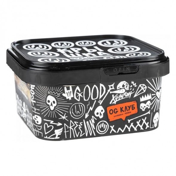 Табак Хулиган - OG Клуб (Клубника и Ревень, 200 грамм) купить в Краснодаре