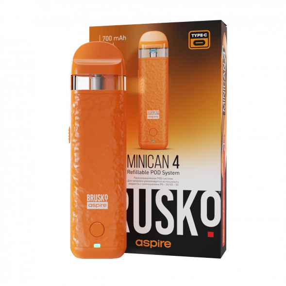 Электронная сигарета Brusko - Minican 4 (Оранжевый) купить в Краснодаре