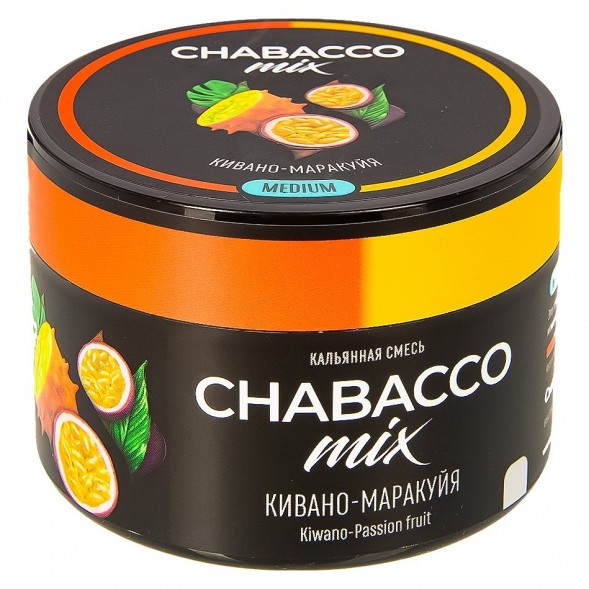Смесь Chabacco MIX MEDIUM - Kiwano Passion Fruit (Кивано-Маракуйя, 40 грамм) купить в Краснодаре