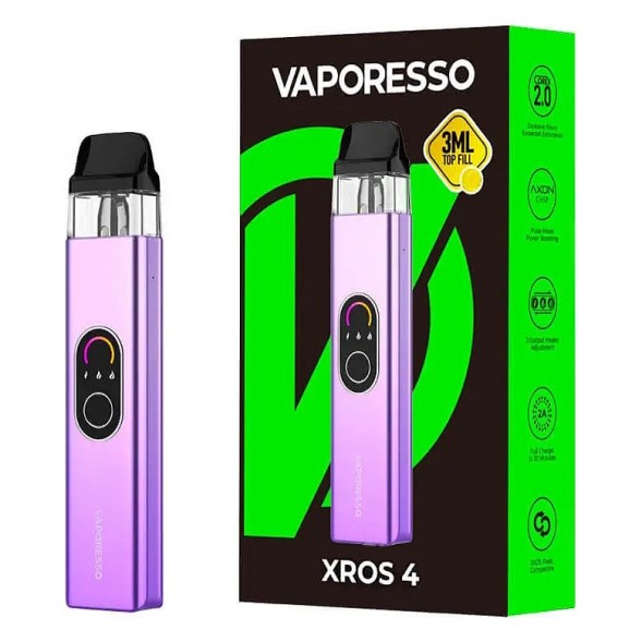 Электронная сигарета Vaporesso XROS 4 - Lilac Purple (Сиренево-Фиолетовая) купить в Краснодаре