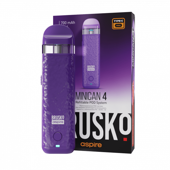 Электронная сигарета Brusko - Minican 4 (Фиолетовый) купить в Краснодаре