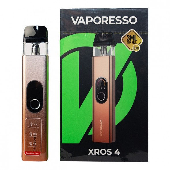 Электронная сигарета Vaporesso XROS 4 - Champagne Gold (Шампанское Золото) купить в Краснодаре