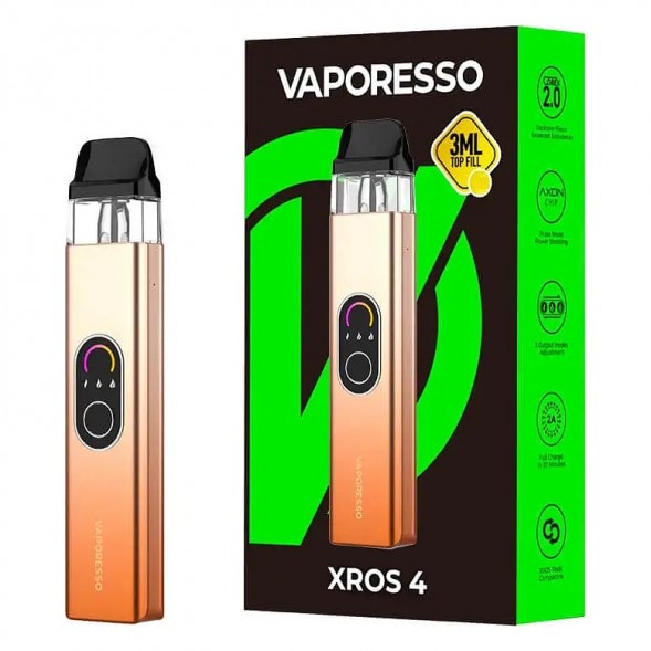 Электронная сигарета Vaporesso XROS 4 - Champagne Gold (Шампанское Золото) купить в Краснодаре
