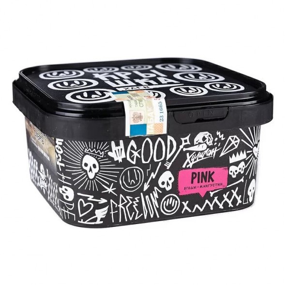 Табак Хулиган - Pink (Ягоды и Мангустин, 200 грамм) купить в Краснодаре