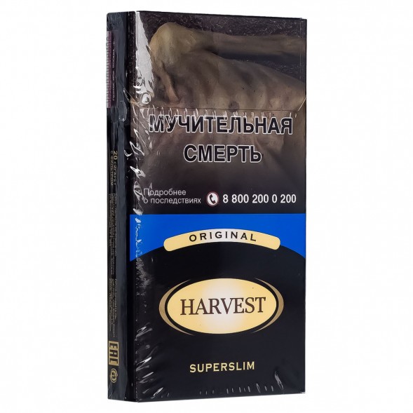 Сигареты Harvest - Original Superslims (блок 10 пачек) купить в Краснодаре