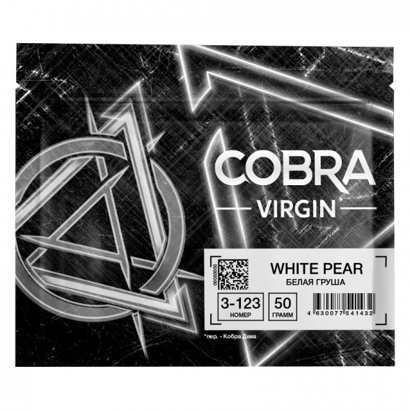 Смесь Cobra Virgin - White Pear (3-123 Белая Груша, 50 грамм) купить в Краснодаре