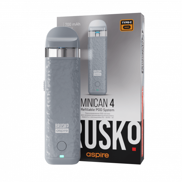 Электронная сигарета Brusko - Minican 4 (Серый) купить в Краснодаре