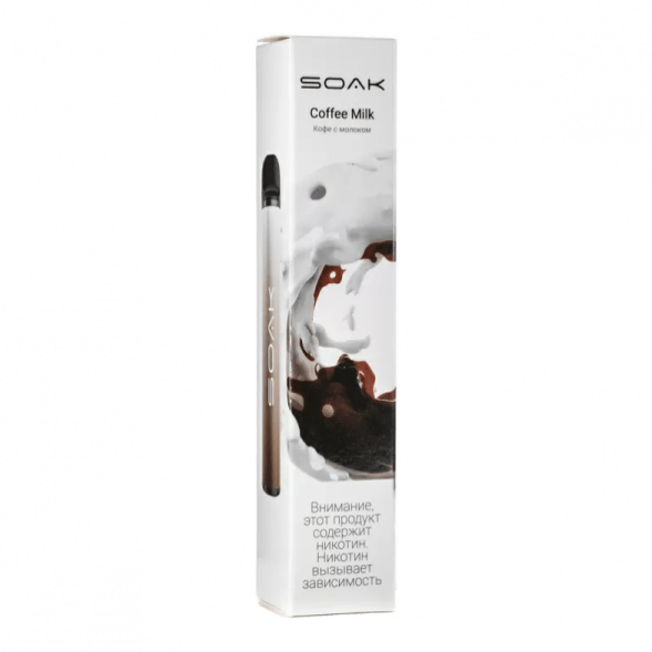 SOAK X - Coffee Milk (Кофе с Молоком, 2200 затяжек) купить в Краснодаре
