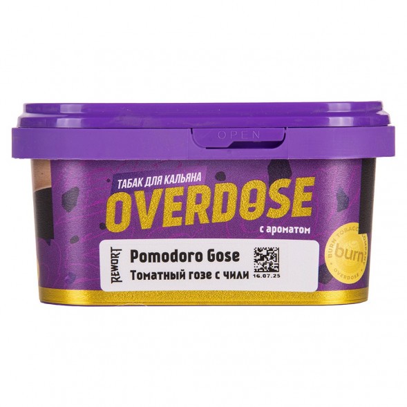 Табак Overdose - Pomodoro Gose (Томатный Гозе с Чили, 200 грамм) купить в Краснодаре