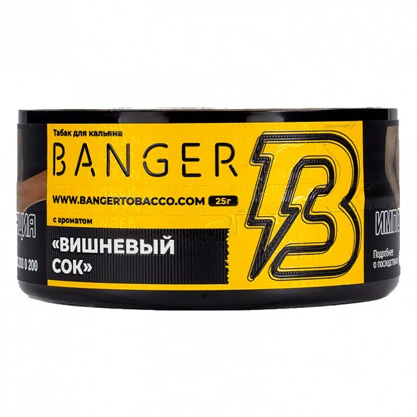 Табак Banger - Cherry Juice (Вишнёвый Сок, 25 грамм) купить в Краснодаре