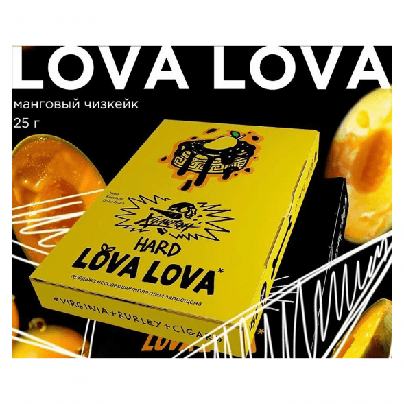 Табак Хулиган Hard - LOVA LOVA (Манговый Чизкейк, 25 грамм) купить в Краснодаре