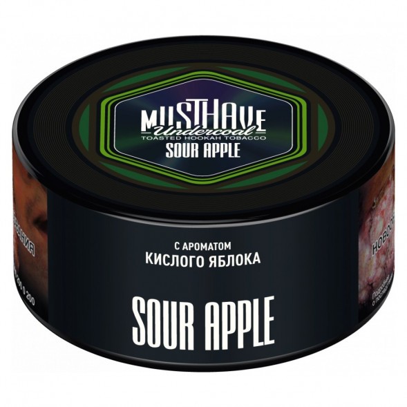 Табак Must Have - Sour Apple (Кислое Яблоко, 25 грамм) купить в Краснодаре
