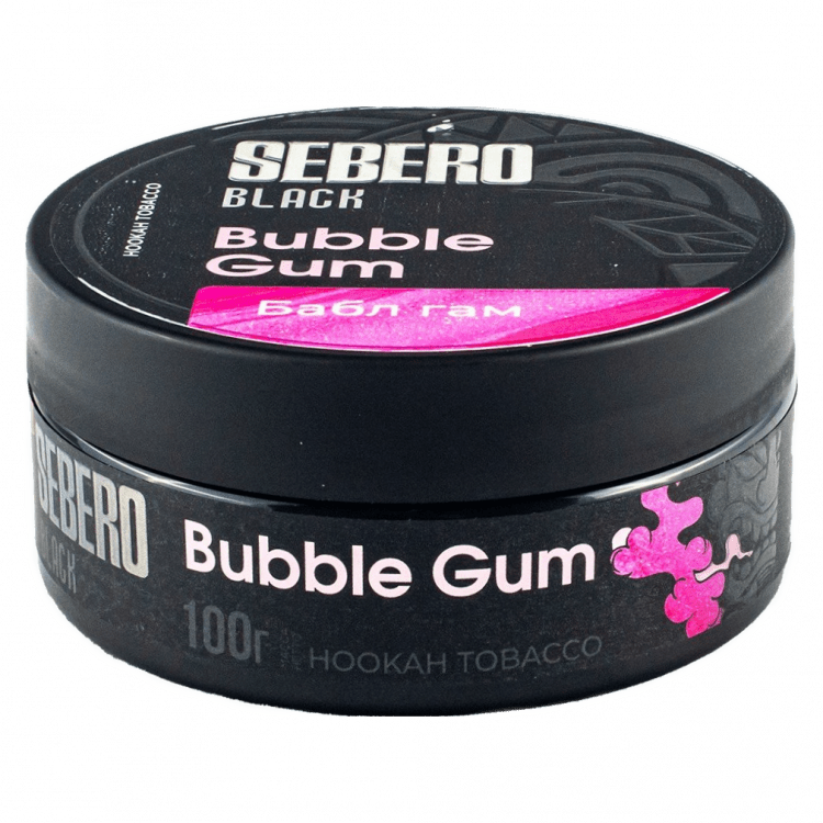 Табак Sebero Black - Bubble Gum (Бабл Гам, 100 грамм) купить в Краснодаре