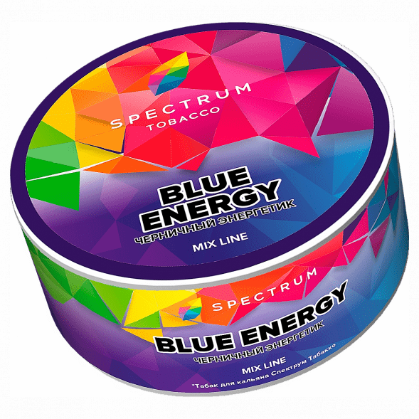 Табак Spectrum Mix Line - Blue Energy (Черничный Энергетик, 25 грамм) купить в Краснодаре