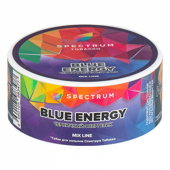 Табак Spectrum Mix Line - Blue Energy (Черничный Энергетик, 25 грамм) купить в Краснодаре