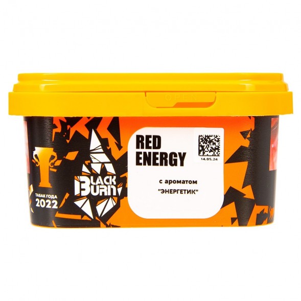 Табак BlackBurn - Red Energy (Энергетик, 200 грамм) купить в Краснодаре