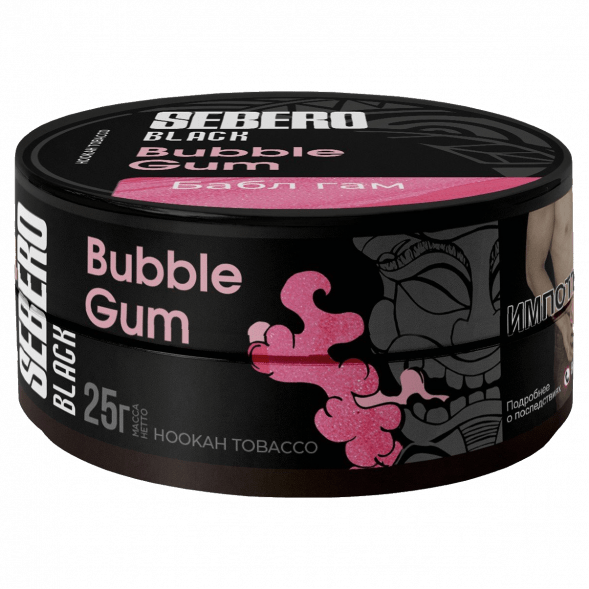 Табак Sebero Black - Bubble Gum (Бабл Гам, 25 грамм) купить в Краснодаре