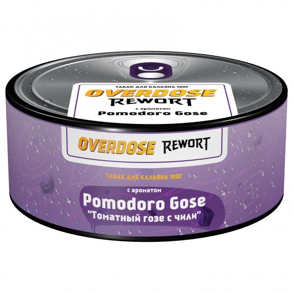 Табак Overdose - Pomodoro Gose (Томатный Гозе с Чили, 100 грамм) купить в Краснодаре