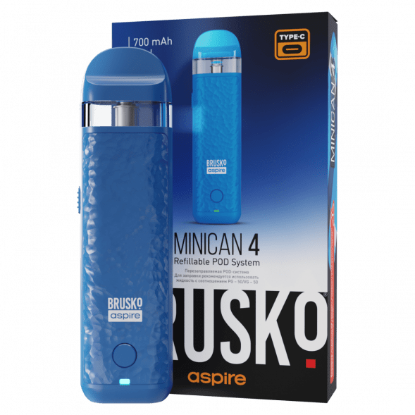 Электронная сигарета Brusko - Minican 4 (Синий) купить в Краснодаре