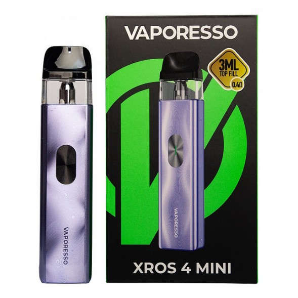 Электронная сигарета Vaporesso XROS 4 Mini - Ice Purple (Фиолетовый Лёд) купить в Краснодаре