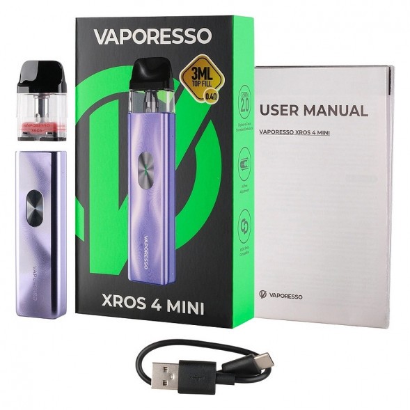 Электронная сигарета Vaporesso XROS 4 Mini - Ice Purple (Фиолетовый Лёд) купить в Краснодаре