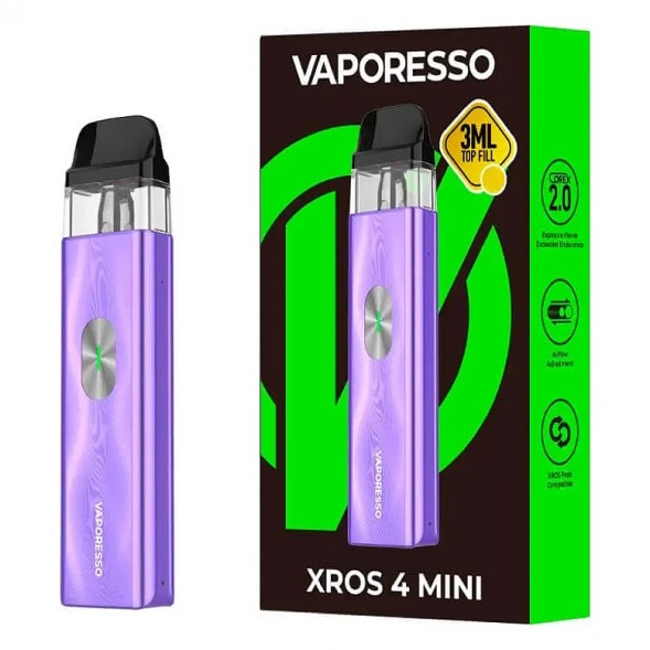 Электронная сигарета Vaporesso XROS 4 Mini - Ice Purple (Фиолетовый Лёд) купить в Краснодаре