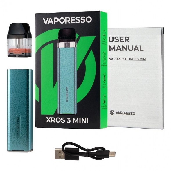 Электронная сигарета Vaporesso XROS 3 Mini - Aqua Green купить в Краснодаре