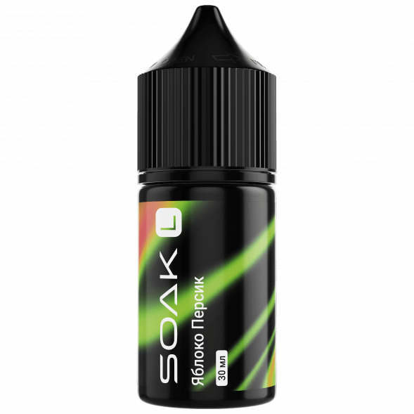 Жидкость SOAK L30 - Apple Peach Bonbon (Яблоко Персик, 30 мл, 2 мг) купить в Краснодаре