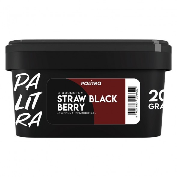 Табак Palitra - Straw Black Berry (Земляника Ежевика, 200 грамм) купить в Краснодаре