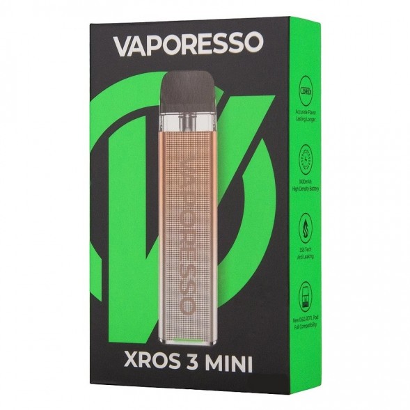 Электронная сигарета Vaporesso XROS 3 Mini - Phantom Gold купить в Краснодаре