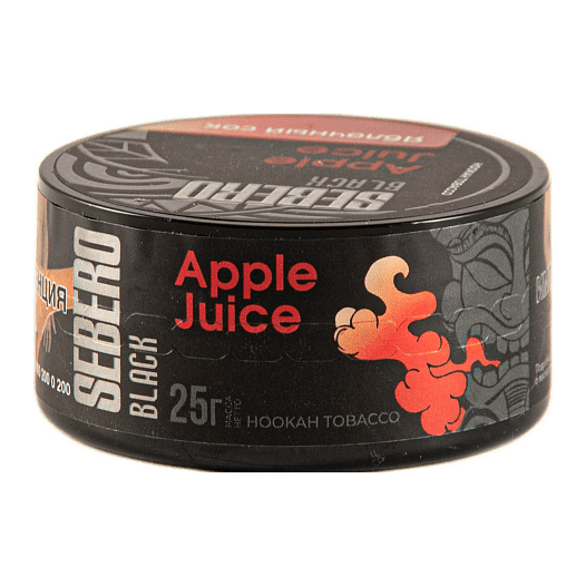 Табак Sebero Black - Apple Juice (Яблочный Сок, 25 грамм) купить в Краснодаре