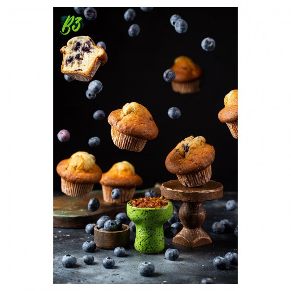 Табак B3 - Blueberry Muffin (Черничный Маффин, 50 грамм) купить в Краснодаре