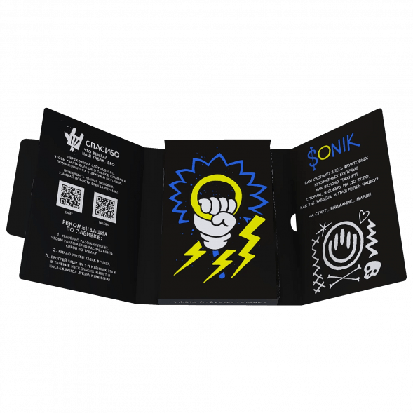 Табак Хулиган - Sonik (Фруктовые Кукурузные Колечки, 25 грамм) купить в Краснодаре