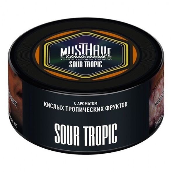 Табак Must Have - Sour Tropic (Кислые Тропические Фрукты, 25 грамм) купить в Краснодаре