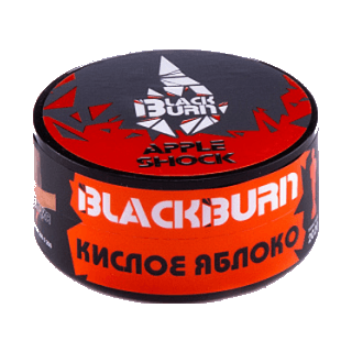 Табак BlackBurn - Apple Shock (Кислое Яблоко, 25 грамм) купить в Краснодаре