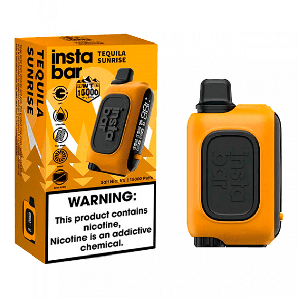PLONQ INSTABAR WT - Текила Cанрайз (Tequila Sunrise, 10000 затяжек) купить в Краснодаре