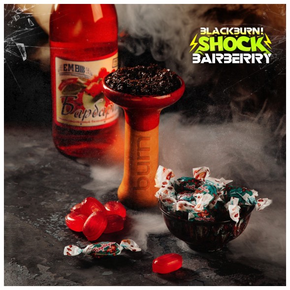 Табак BlackBurn - Barberry Shock (Кислый Барбарис, 25 грамм) купить в Краснодаре
