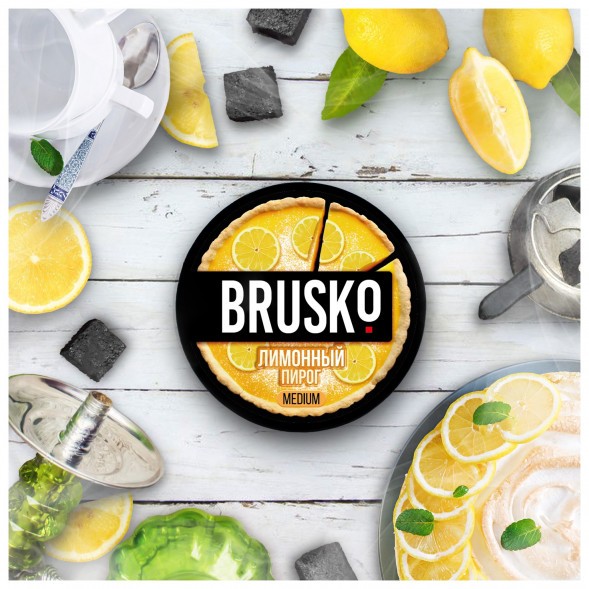 Смесь Brusko Medium - Лимонный Пирог (50 грамм) купить в Краснодаре