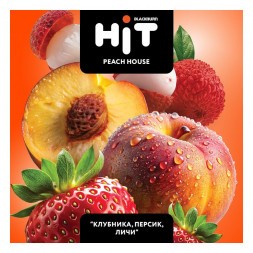 Табак BlackBurn HiT - Peach House (Клубника, Персик, Личи, 30 грамм)