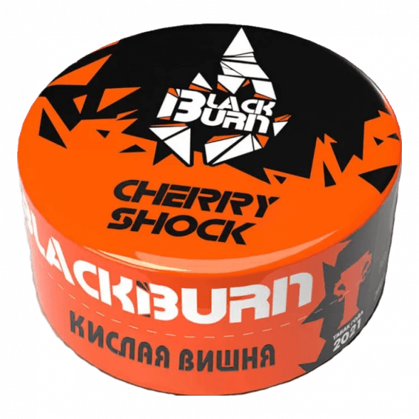 Табак BlackBurn - Cherry Shock (Кислая Вишня, 25 грамм) купить в Краснодаре
