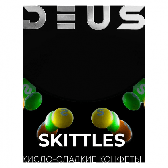 Табак Deus - Skittles (Кисло-Сладкие Конфеты, 100 грамм) купить в Краснодаре