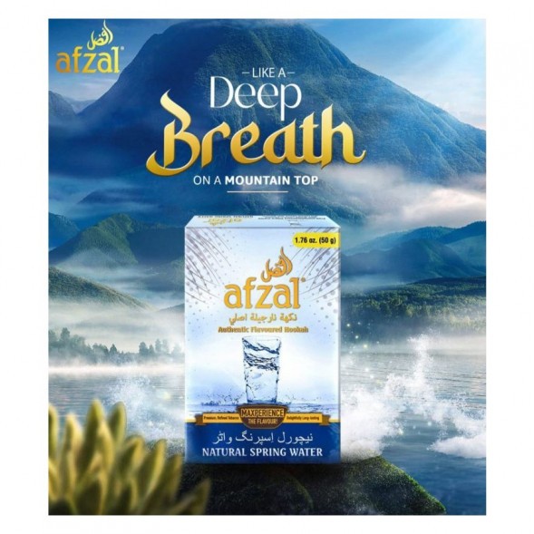 Табак Afzal - Natural Spring Water (Родниковая Вода, 40 грамм) купить в Краснодаре
