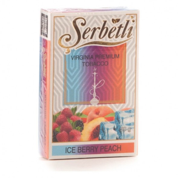 Табак Serbetli - Ice Berry Peach (Персик Ягоды со Льдом, 50 грамм, Акциз) купить в Краснодаре