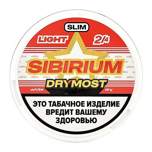 Табак жевательный DryMost - Sibirium Light Slim (12 грамм) купить в Краснодаре