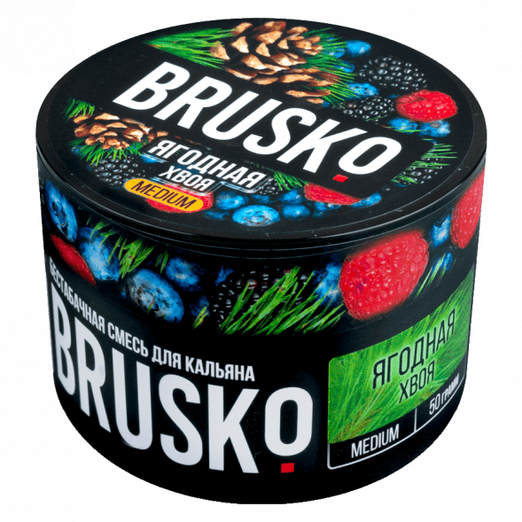 Смесь Brusko Medium - Ягодная Хвоя (50 грамм) купить в Краснодаре