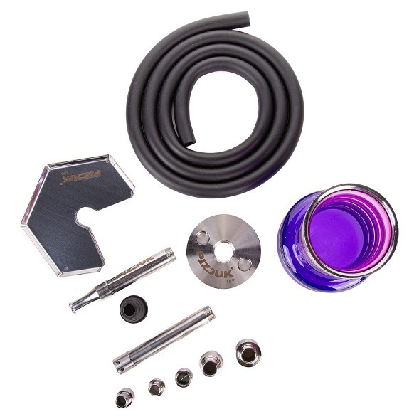 Кальян Pizduk PRO - Black-Bag (Фиолетово-Розовая Колба) купить в Краснодаре