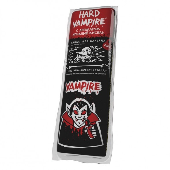 Табак Хулиган Hard - Vampire (Ягодный Кисель, 200 грамм) купить в Краснодаре